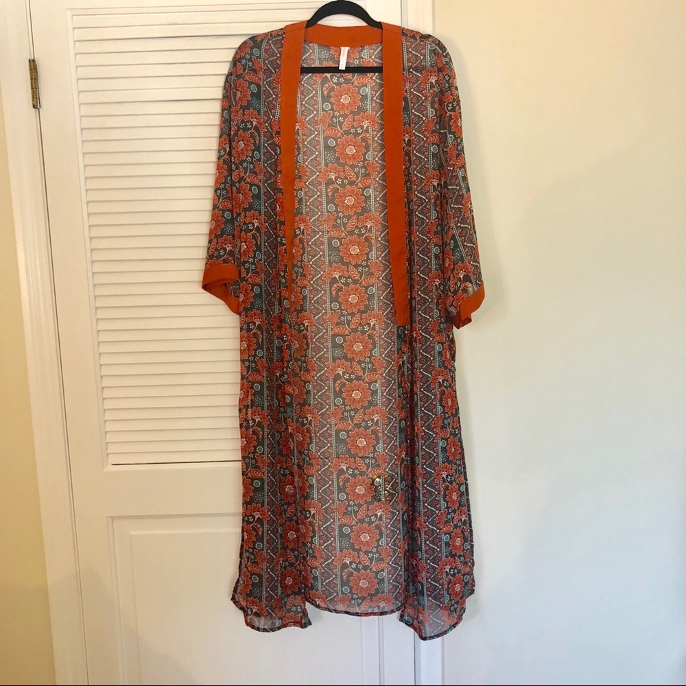 Floral robe